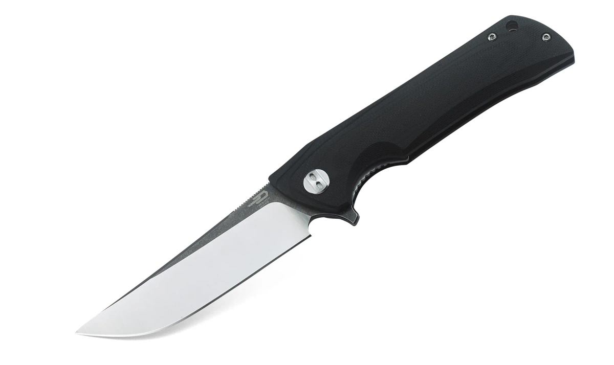 Nóż składany Bestech Paladin Black G10, Black Stonewashed/Satin D2 (BG13A-2) 1 webp