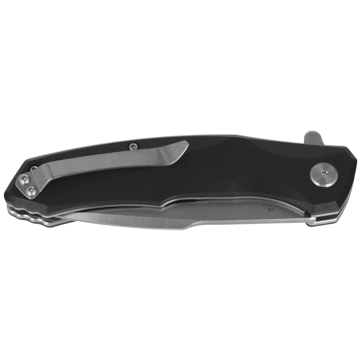 Nóż składany Bestech Warwolf Black G10, Stonewashed/Satin D2 (BG04A) 2 webp