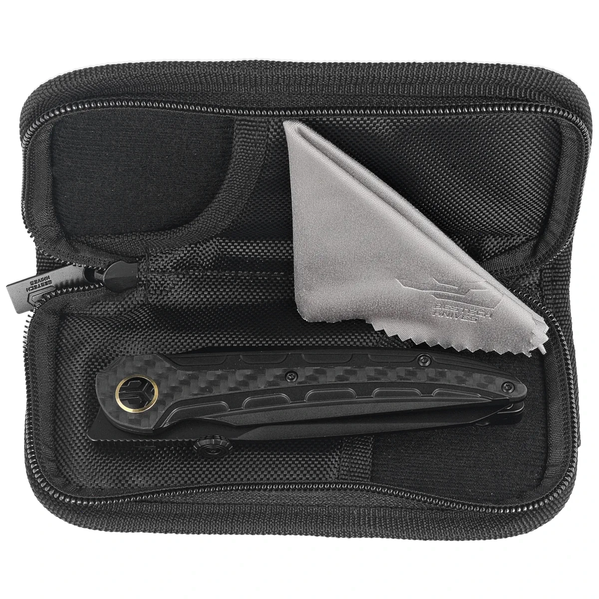 Nóż składany Bestech Prydwen Black Titanium, stal CPM MagnaCut 3 webp