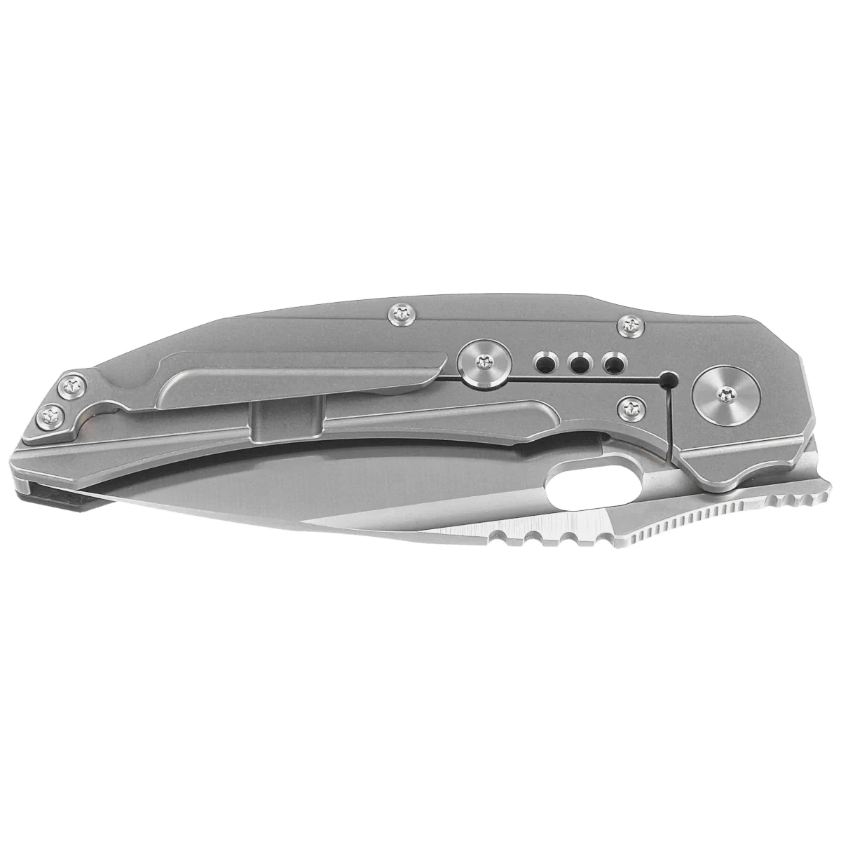 Nóż składany Bestech Exploit Grey Titanium/Carbon Fiber, Satin CPM S35VN by Todd Knife and Tool (BT2005E) 2 webp