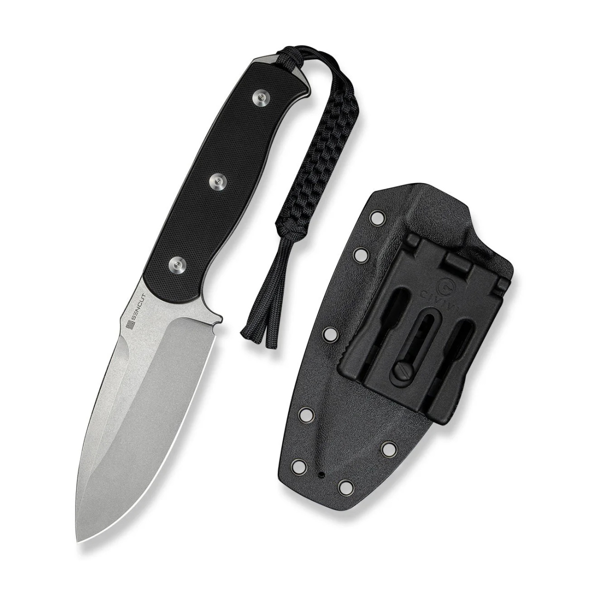Nóż Sencut Toxodon Black G10, Stonewashed 9Cr18MoV (S24036-1) 5 jpg