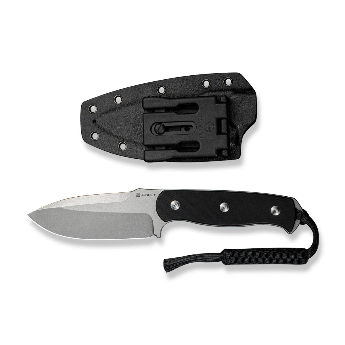 Nóż Sencut Toxodon Black G10, Stonewashed 9Cr18MoV (S24036-1) 8 jpg