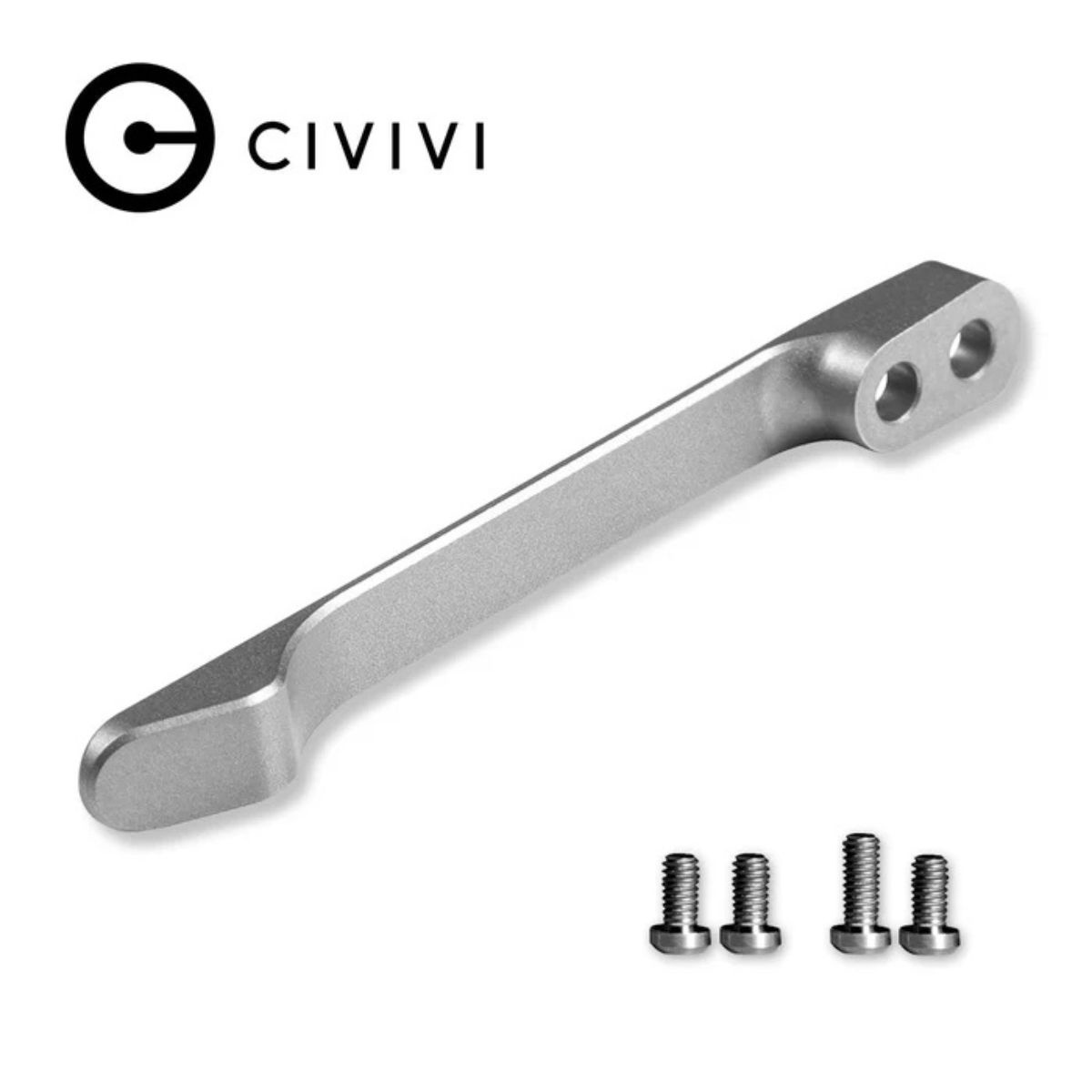 Klips i zestaw śrub Civivi Gray Titanium do WE i Civivi (T003C) 1 jpg