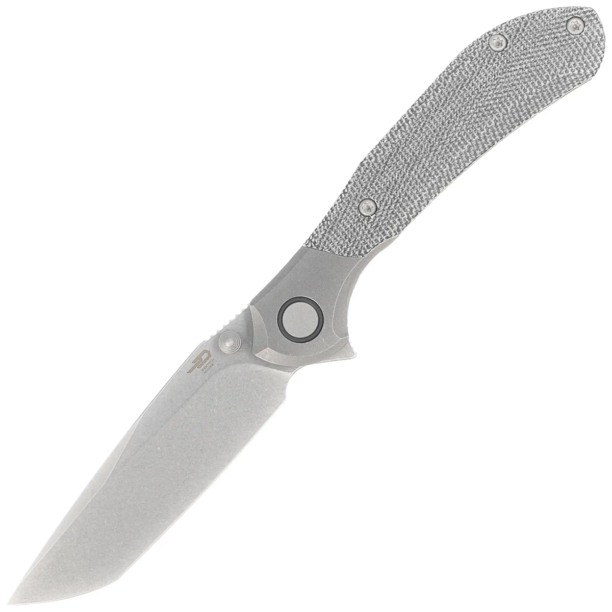 Nóż składany Bestech Constellation Grey Titanium/Black Micarta, Dark Bead Blasted/Stonewashed MagnaCut by Munko Knives (BT2501A) 1 webp