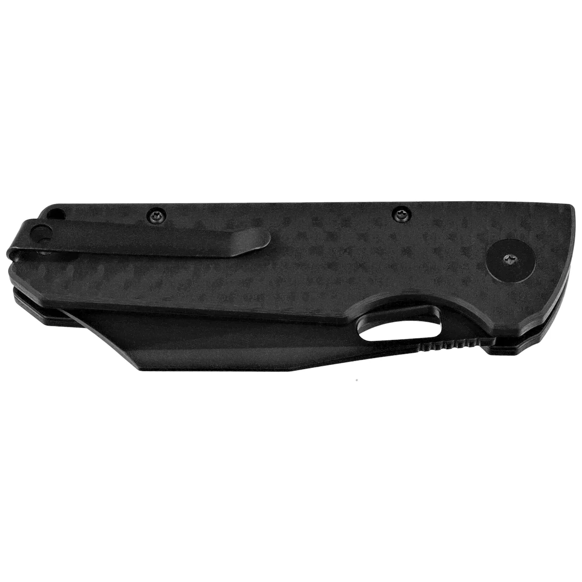 Nóż składany Bestechman Guardian Black G10 w/ Carbon Fiber Pattern, Black PVD D2 (BMK11E) 2 webp