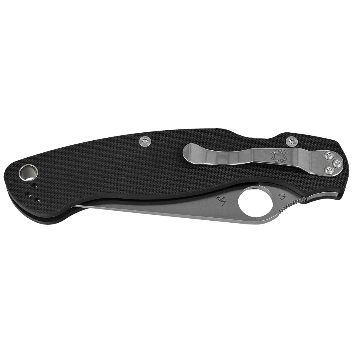 Nóż składany Spyderco Military 2 Black G10, Satin CPM S30V by Sal, Eric Glesser (C36GPS2) 2 webp