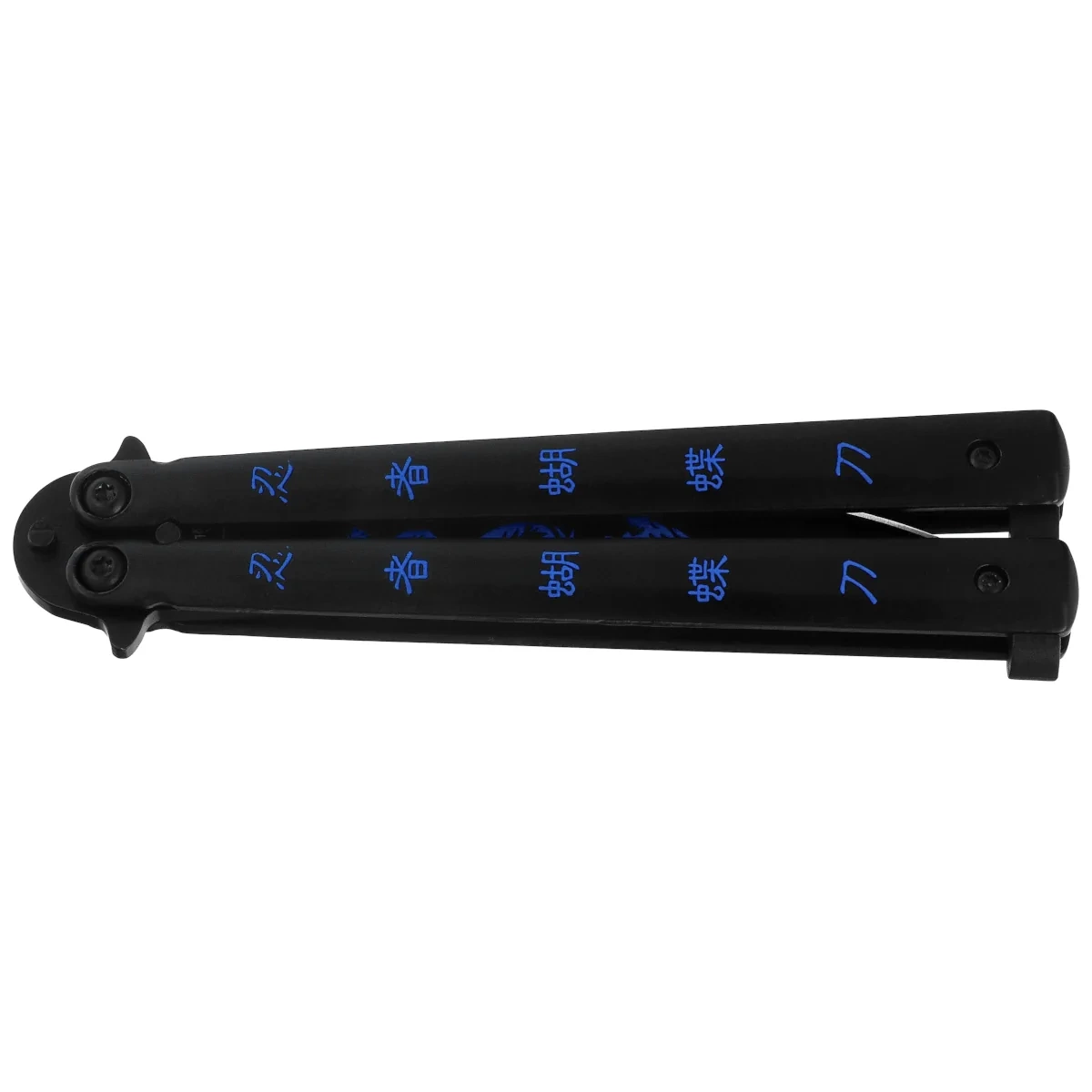 Nóż składany motylek Martinez Albainox Balisong Night Fighter II Black Stainless Steel, Black 3Cr13MoV (02104) 2 webp
