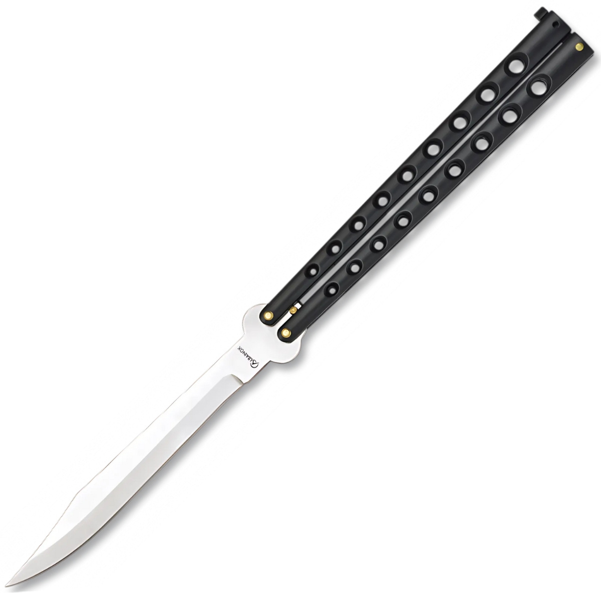Nóż składany motylek Martinez Albainox Big Balisong Black Zamak, Mirror 3Cr13MoV (02052-N) 1 jpg