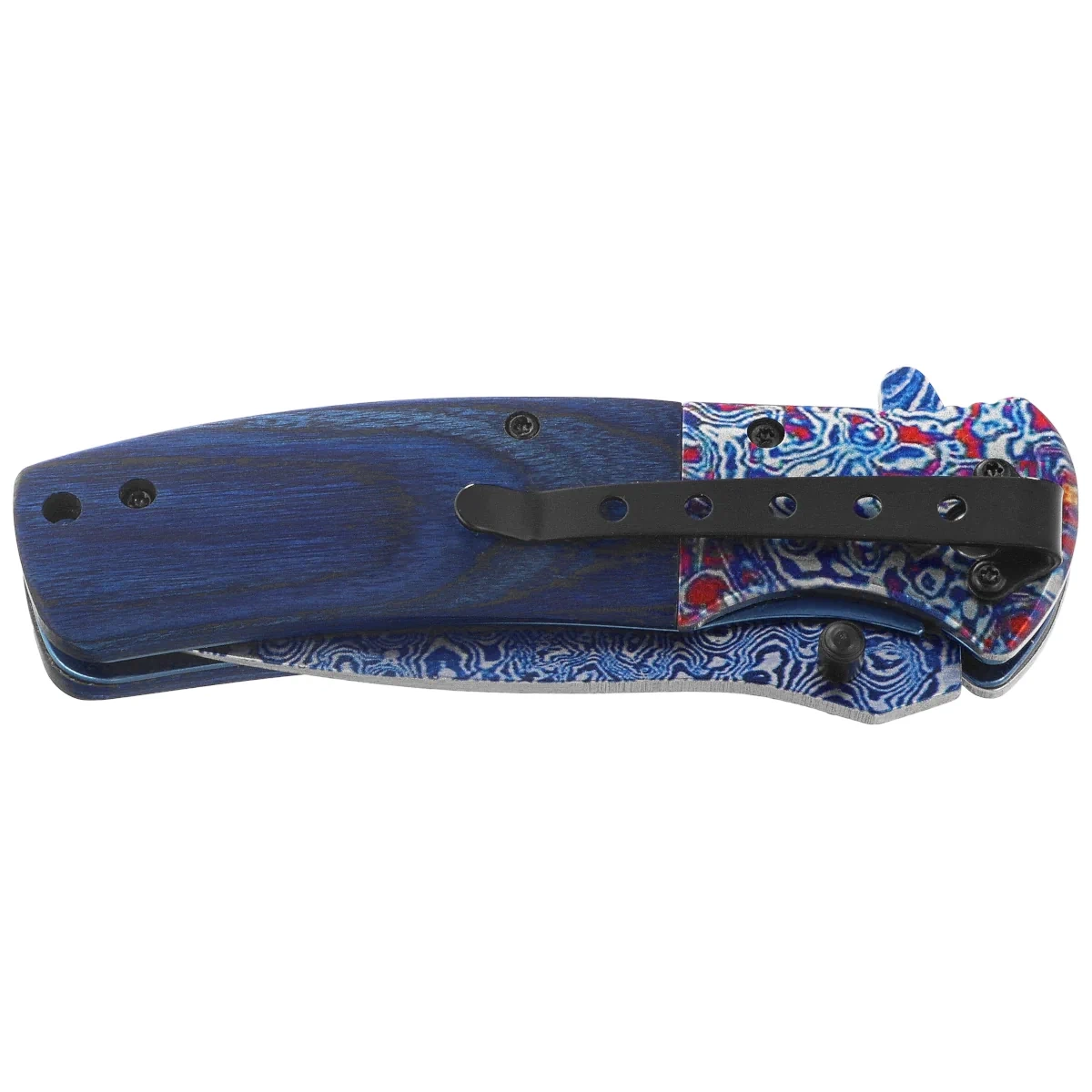 Nóż składany Martinez Albainox Blue Wood/Steel, 3D 3Cr13Mov (18911) 2 webp
