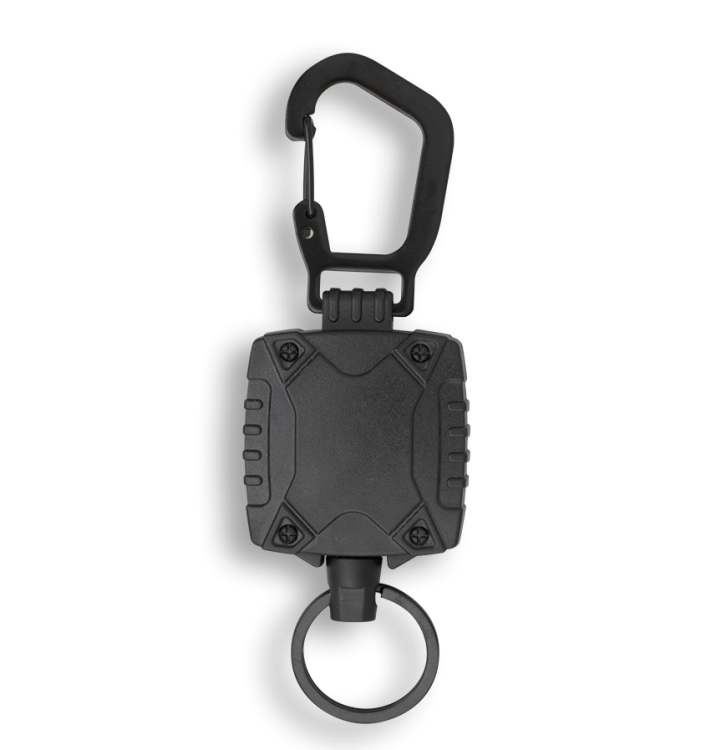 Retraktor Barbaric z klipsem Green ABS, Metal Carabiner, 75cm (16246-VE) 1 png