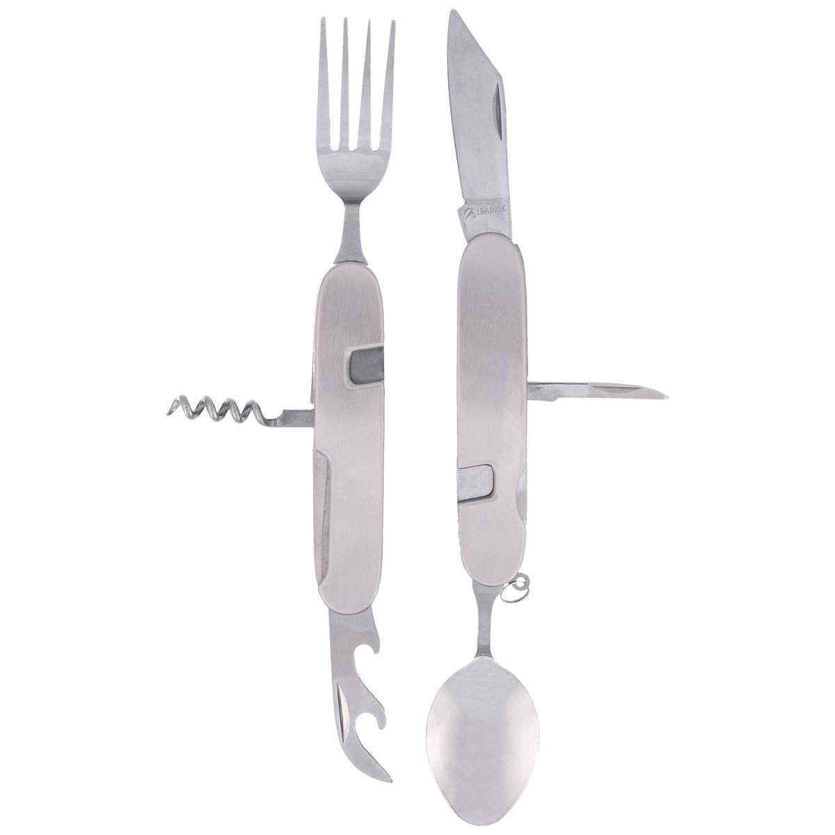 Niezbędnik składany Martinez Albainox Camping 7 Set Silver Aluminium, Mirror 3Cr13Mov (11021) 2 jpg