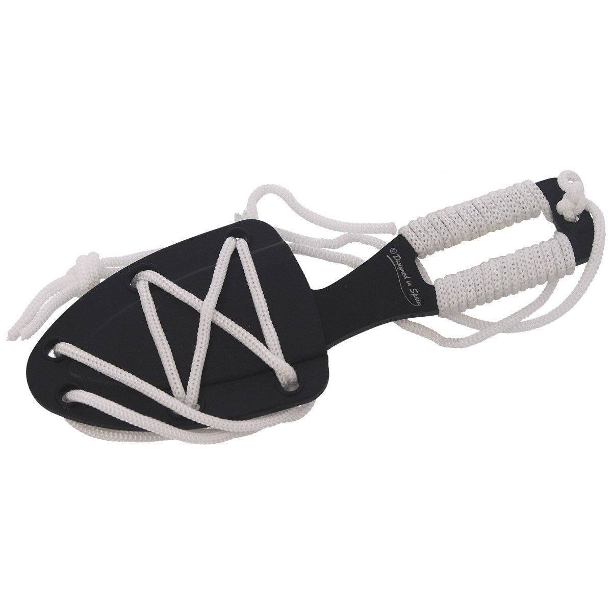 Nóż na szyję Martinez Albainox Skull Neck Knife White Cord, Black 3Cr13Mov (32450) 5 jpg