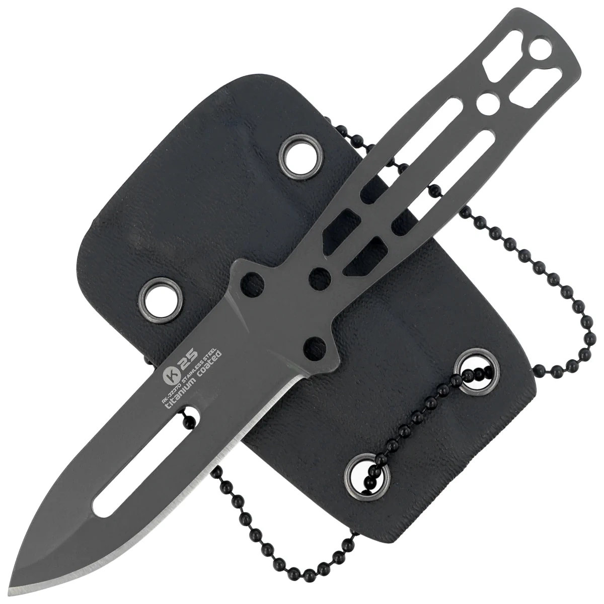 Nóż na szyję K25 RK-32370 Neck Knife Titanium Nakted, Titanium 7Cr17Mov 2 webp