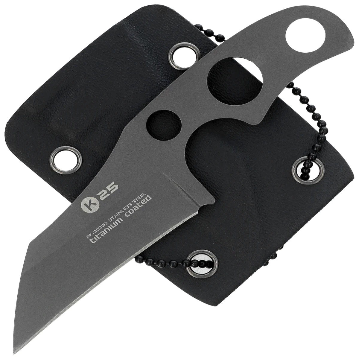 Nóż na szyję K25 RK-32330 Neck Knife Titanium Naked, Titanium 7Cr17Mov 2 webp