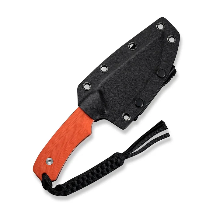Nóż stały EDC Civivi Gander G10 Orange, stal 14C28N Satin 6 webp