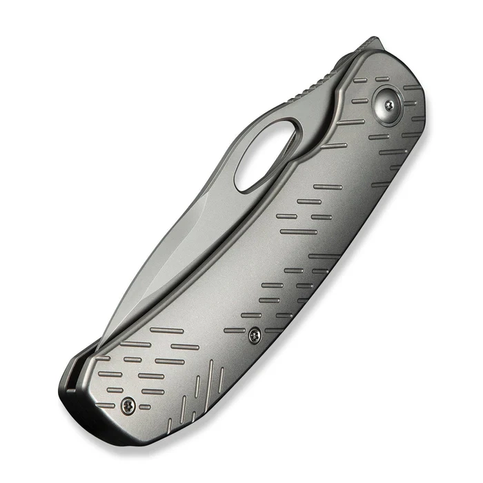 Nóż składany WeKnife Inmate Gray Titanium, Stonewashed CPM 20CV by Jerad Neeve (WE23096B-1) 8 webp