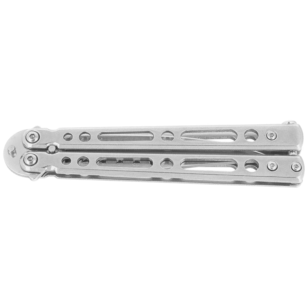 Nóż składany motylek Martinez Albainox Balisong Polished Steel, Polished 3Cr13Mov (02212) 2 webp