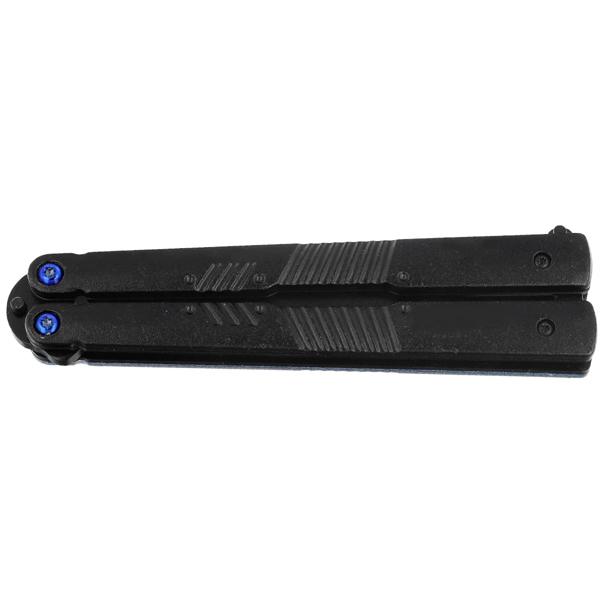 Nóż składany motylek Martinez Albainox Balisong Skulls Black Aluminium, Black 3Cr13Mov (02201) 2 webp