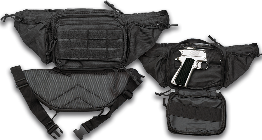 Saszetka na broń Barbaric Fanny Pack, Black Nylon 600D (34984) 1 png