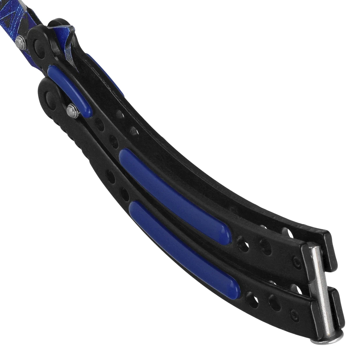 Nóż motylek Martinez Albainox Balisong Blue ABS/Black Steel, Colorful Blue 3Cr13Mov (02129) 5 webp