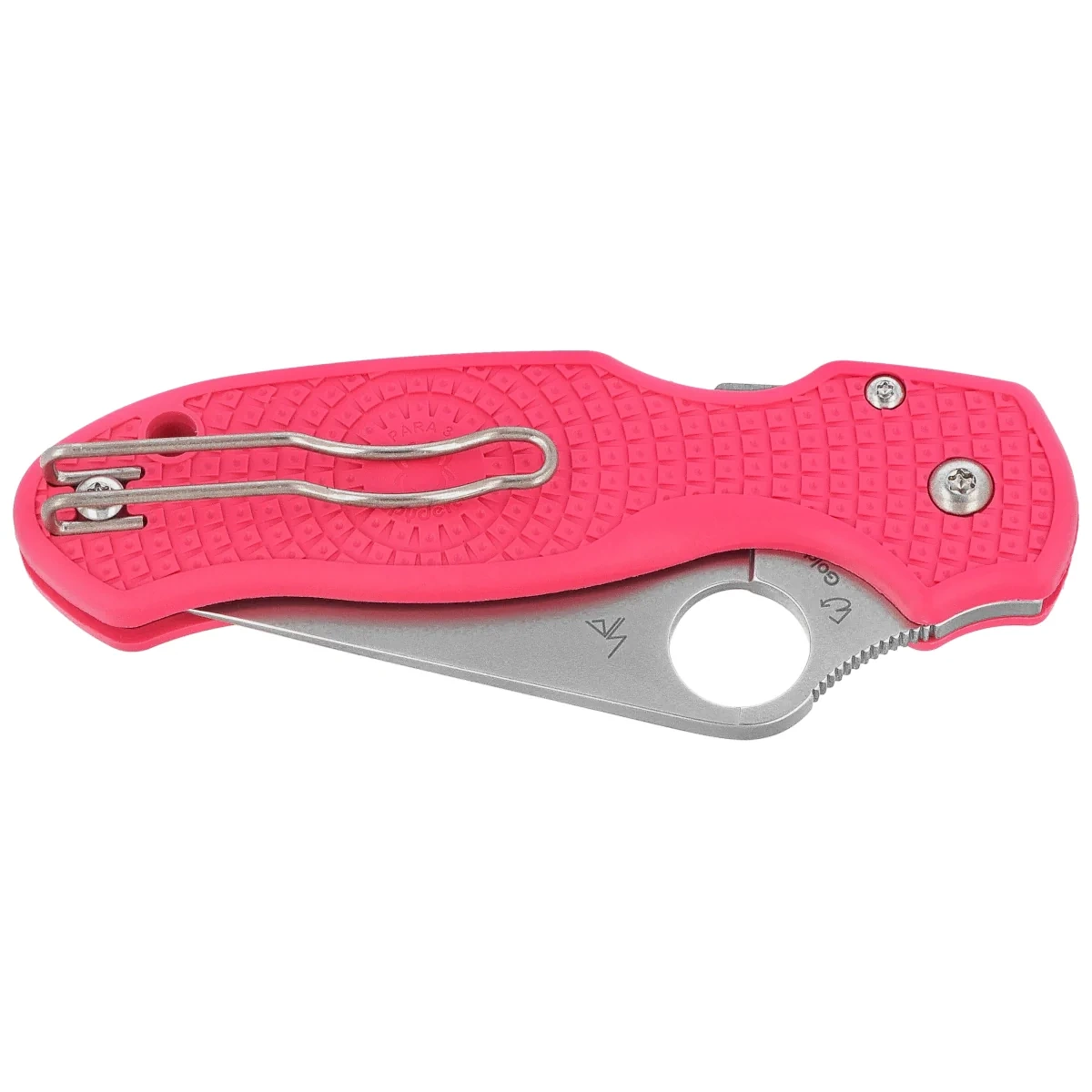 Nóż składany Spyderco Para 3 Lightweight Pink FRN, Satin CTS BD1N by Sal i Eric Glesser (C223PPN) 2 webp