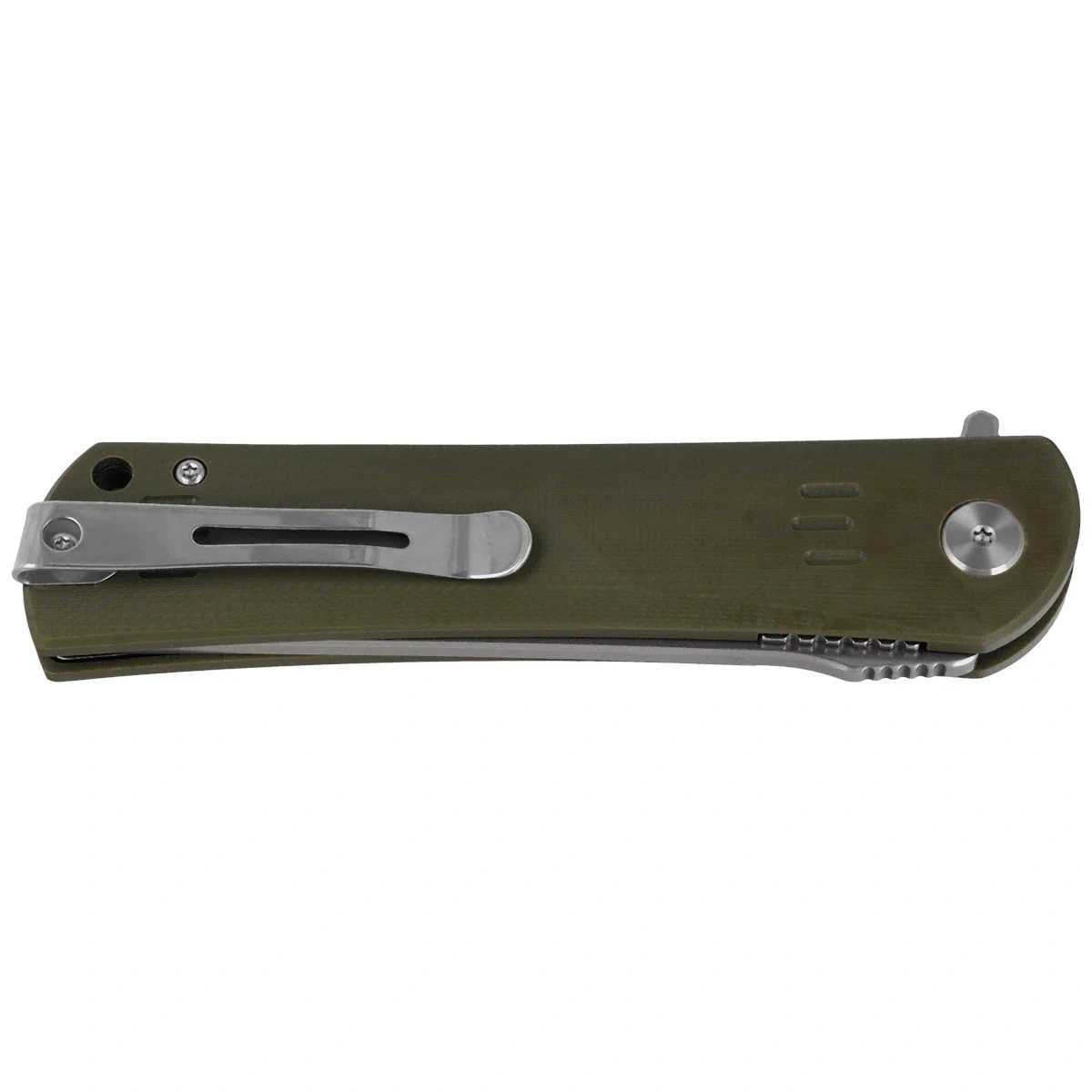 Nóż składany Bestech Kendo Army Green G10, Stonewashed / Satin D2 (BG06B-1) 2 webp