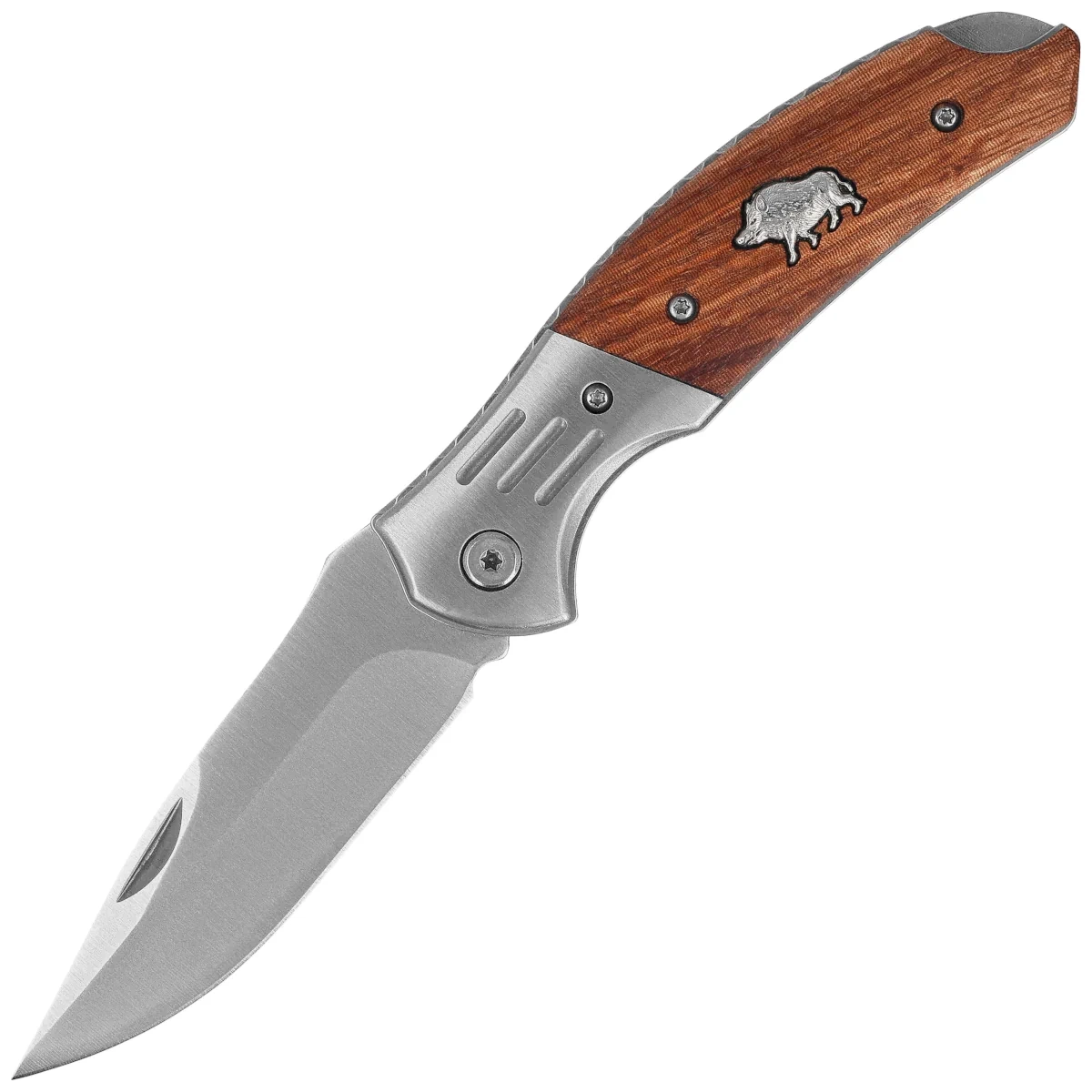 Nóż składany Martinez Albainox Wild Boar Zebra Wood, Satin 3Cr13Mov (25160) 1 webp