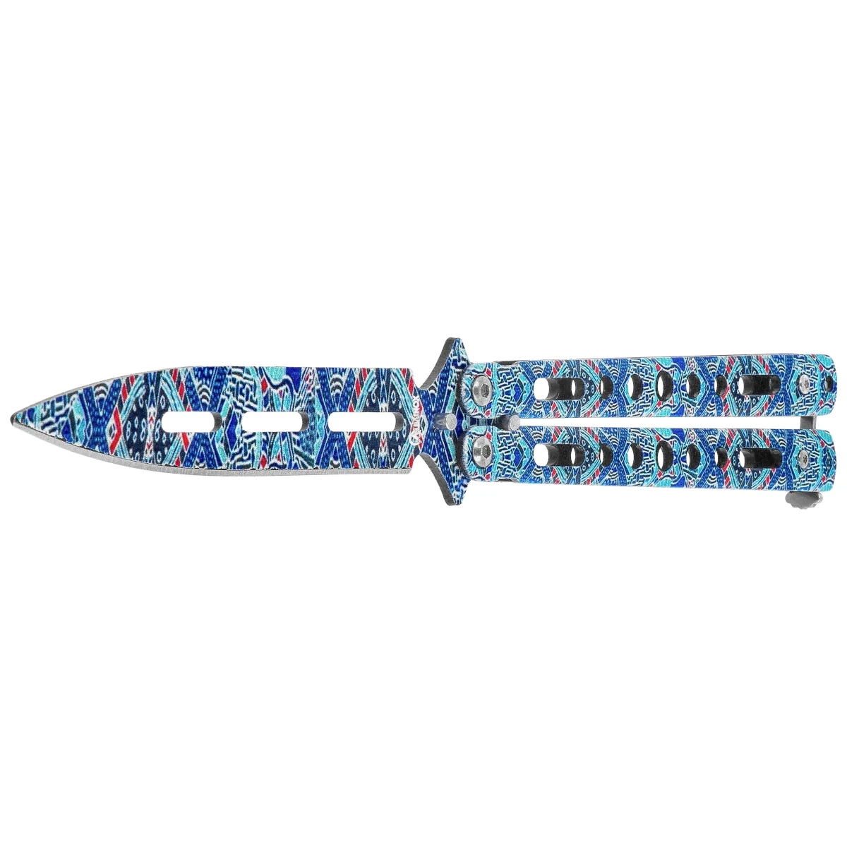 Nóż motylek Martinez Albainox Balisong 3D Design Steel, 3D Design 3Cr13Mov (02274) 2 webp