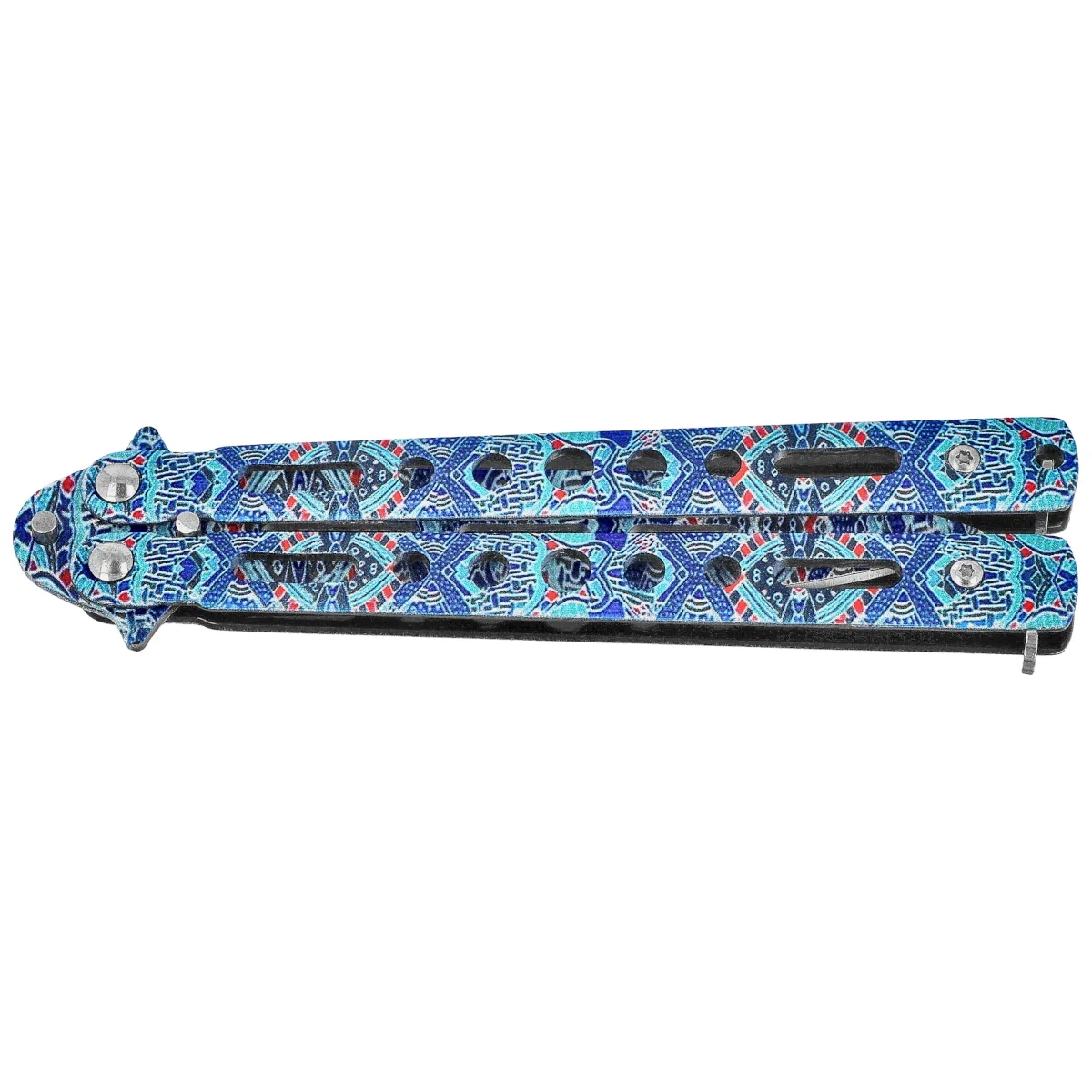 Nóż motylek Martinez Albainox Balisong 3D Design Steel, 3D Design 3Cr13Mov (02274) 6 webp