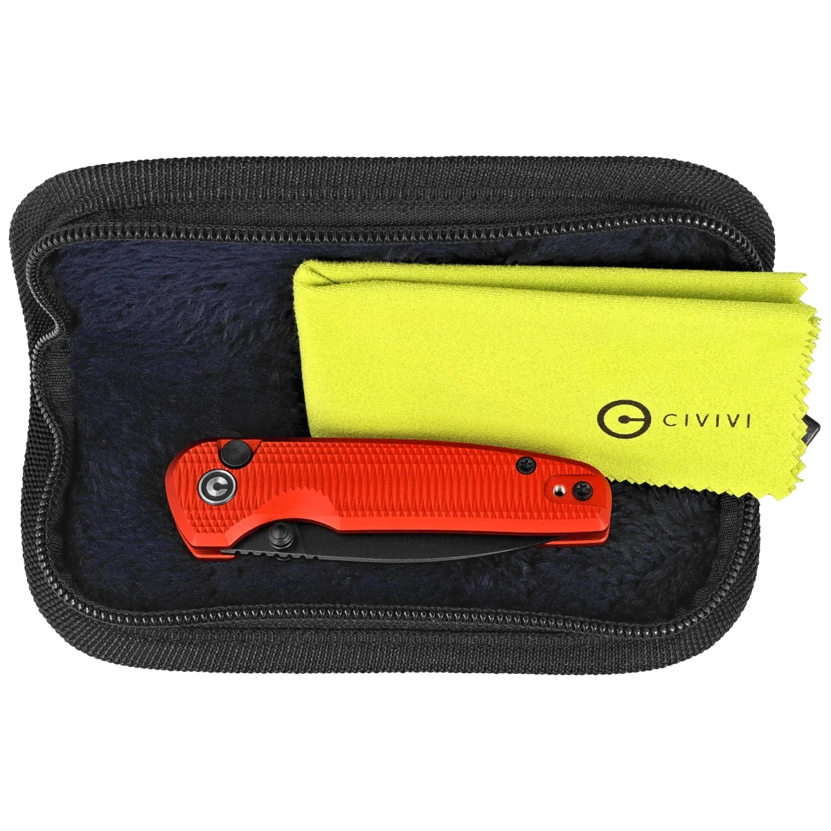 Nóż składany Civivi Mini Shakan Red Aluminium Nitro-V 3 webp