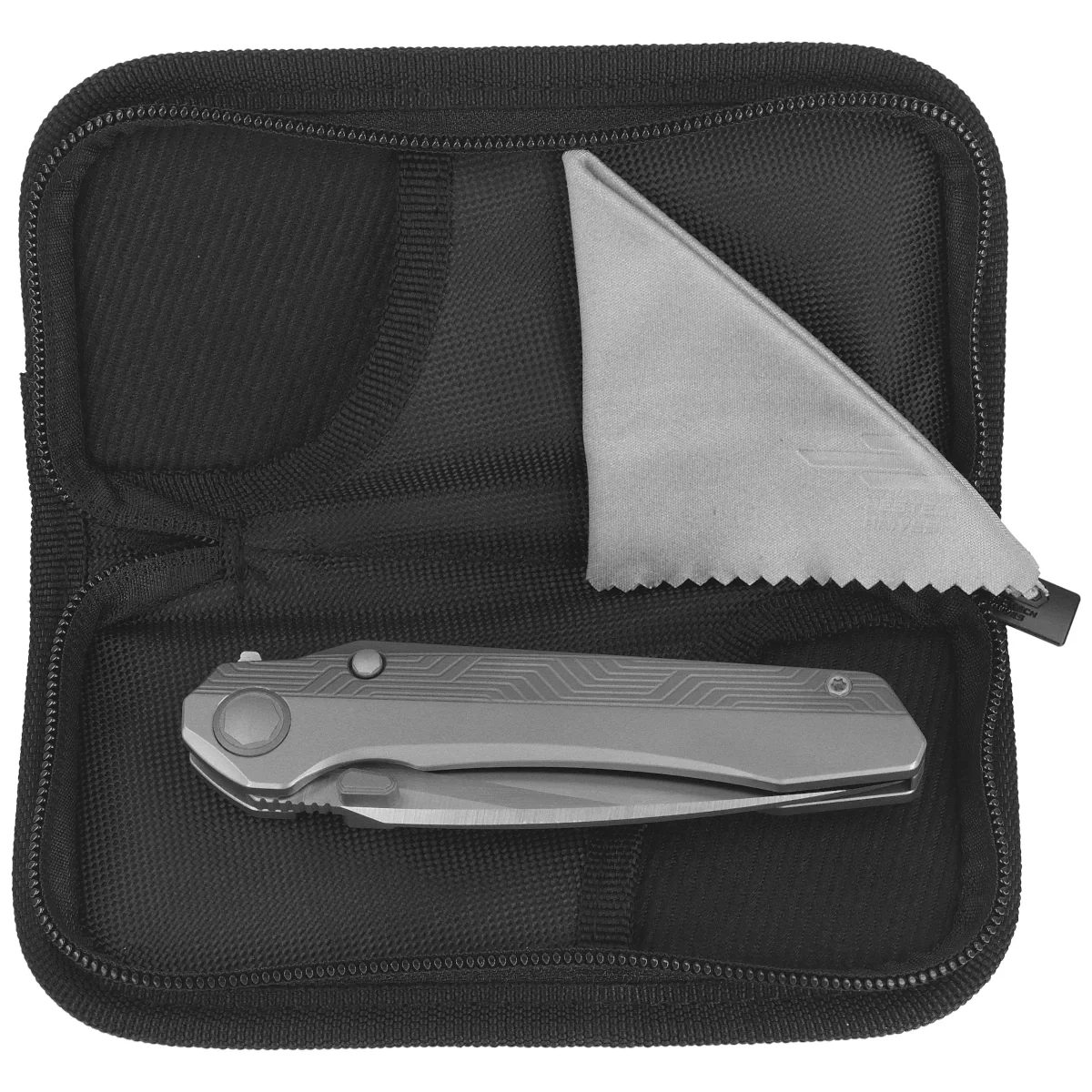 Nóż składany Bestech Wet Nellie Two Tone Gray Titanium, Satin MagnaCut by Kombou (BT2505B) 3 webp