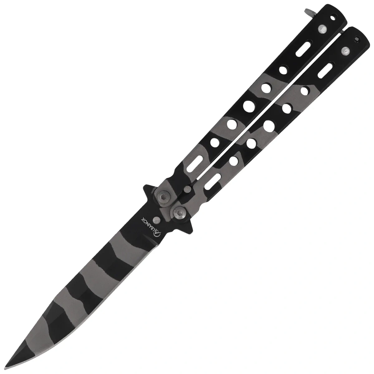 Nóż składany motylek Martinez Albainox Balisong Urban Camo Steel, Urban Camo 3Cr13Mov (02192) 1 webp