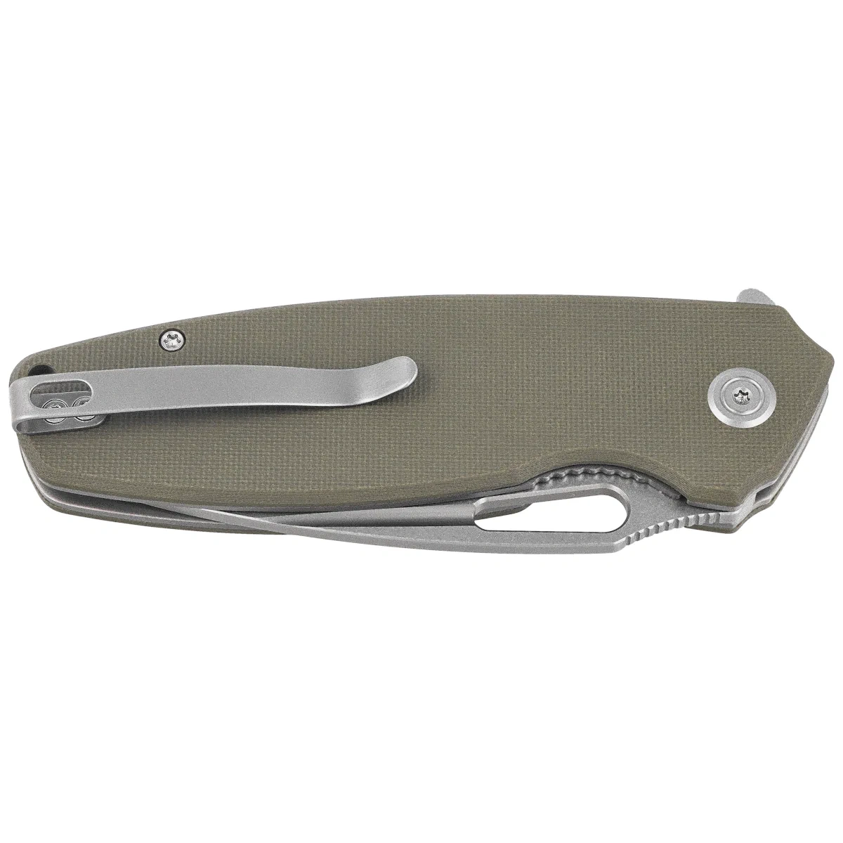 Nóż składany Kubey Tityus Green G10, Beadblasted 14C28N (KU322P) 2 webp