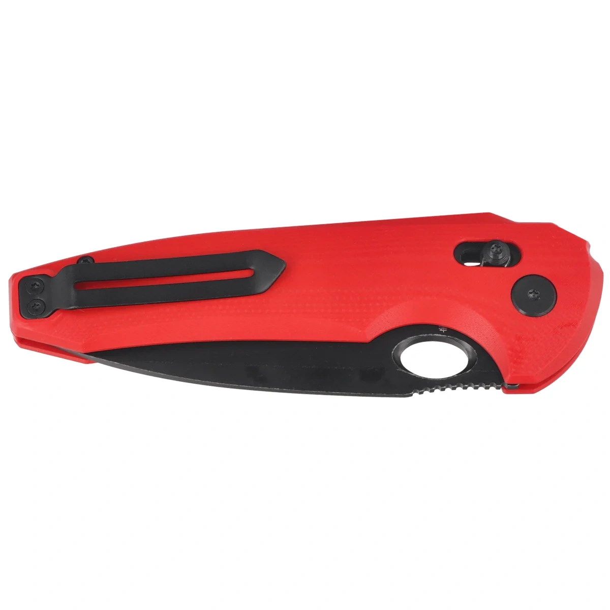Nóż składany Bestech Noctar Red G10, Black PVD 14C28N 2 webp