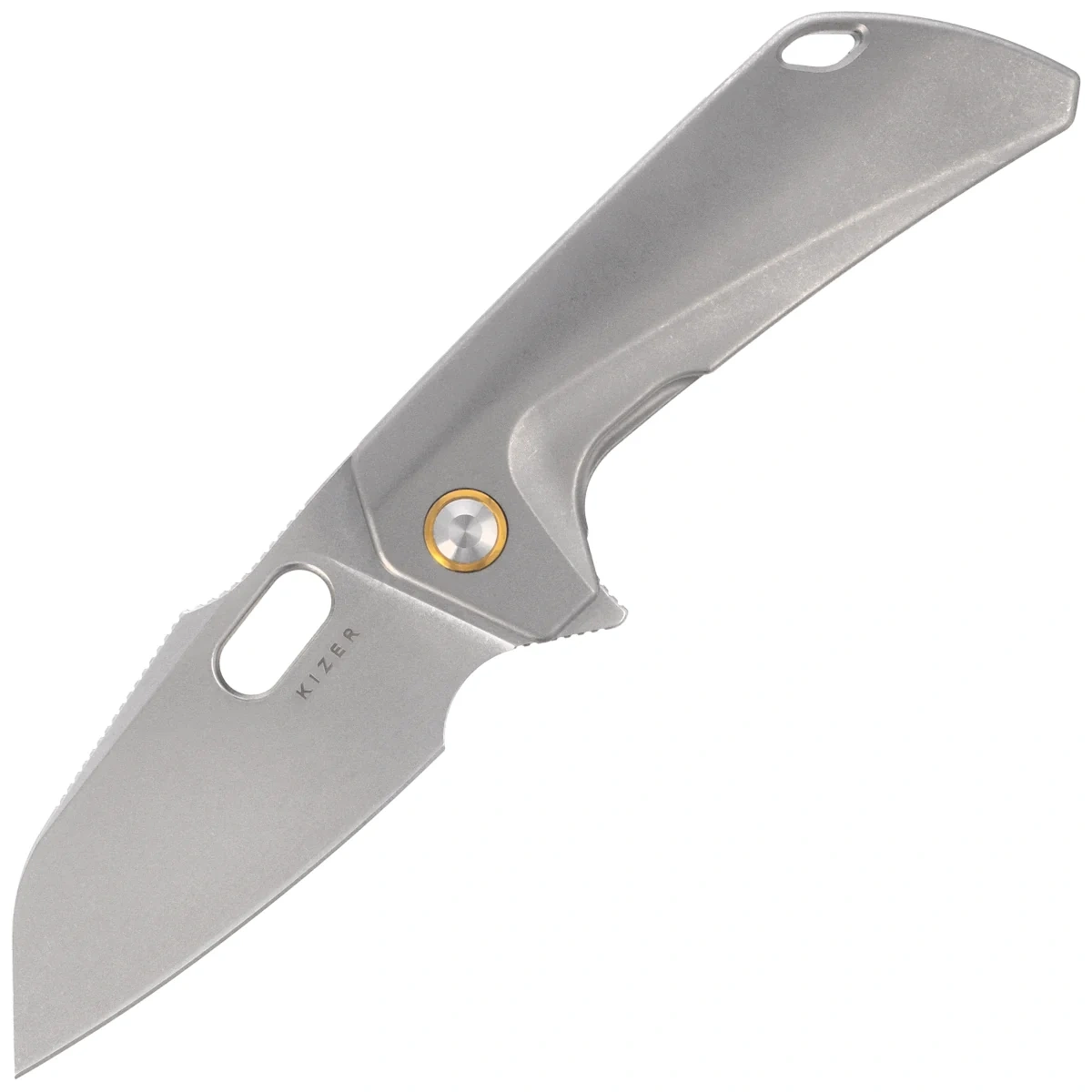 Nóż składany Kizer Takahe Gray Titanium, Stonewashed S35VN by Ben Taubert (Ki3701A1) 1 webp