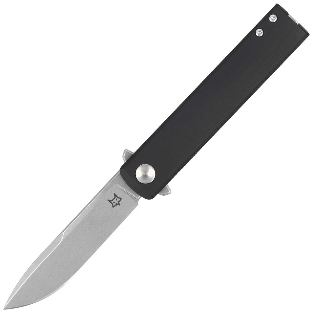 Nóż składany Fox Chnops Tactical Black G10, Stonewashed Hybrid Cryo by Raven Knives Design (FX-545 G10BSW) 1 webp