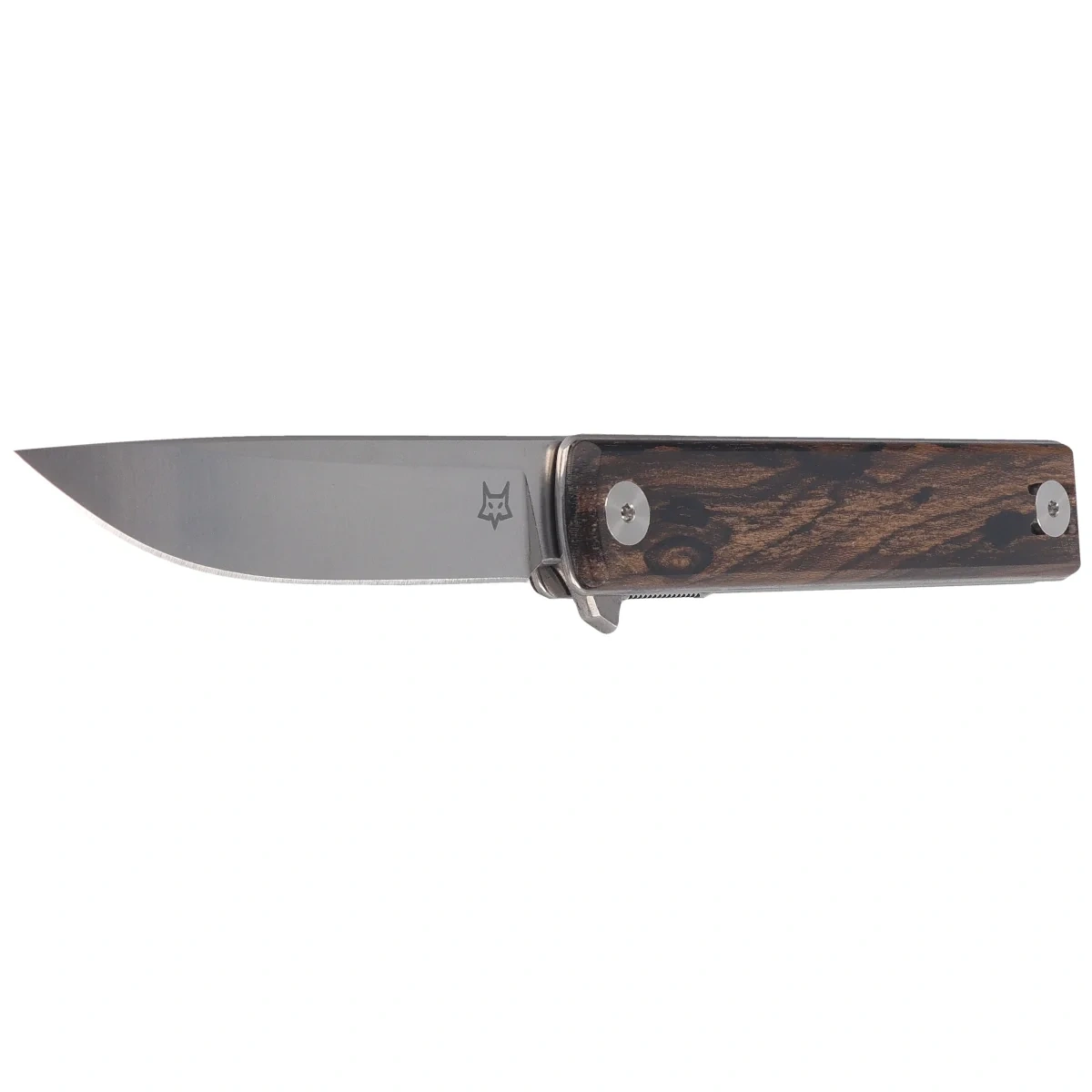 Nóż składany Fox Chnops Heritage Ziricote Wood, Satin Hybrid Cryo by Raven Knives Design (FX-544 ZW) 2 webp