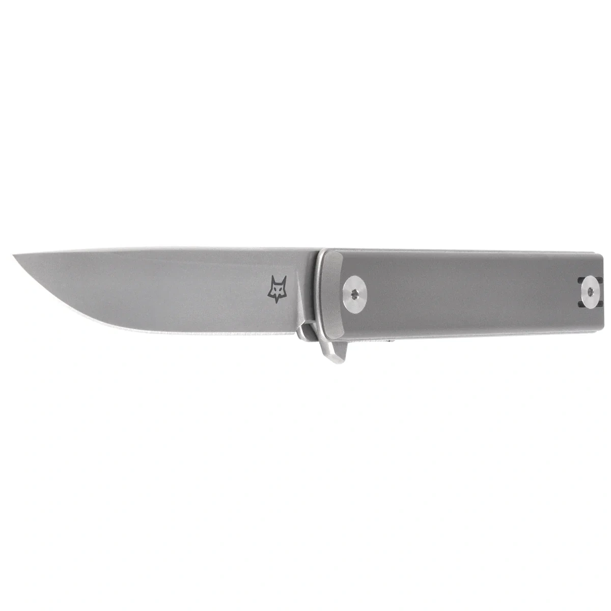 Nóż składany Fox Chnops Heritage Gray Titanium, Stonewashed Hybrid Cryo by Raven Knives Design (FX-544 TI) 2 webp