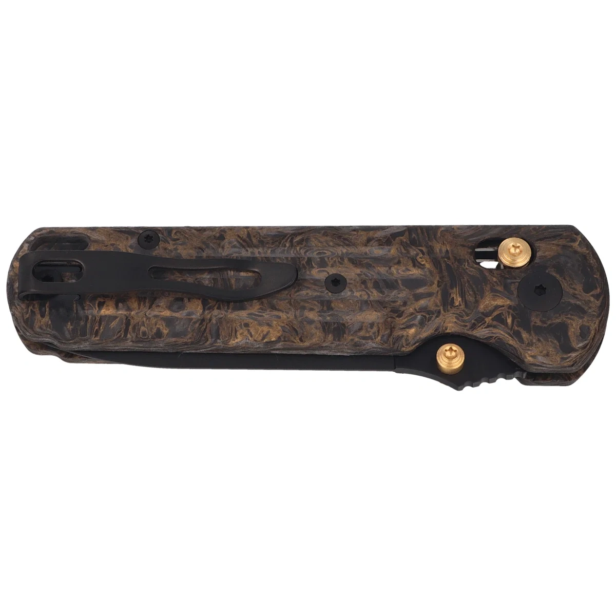 Nóż składany Fox Gabi Dark Matter Carbon Fiber, Black Stonewashed PVD Niolox (FX-451 DMG) 2 webp