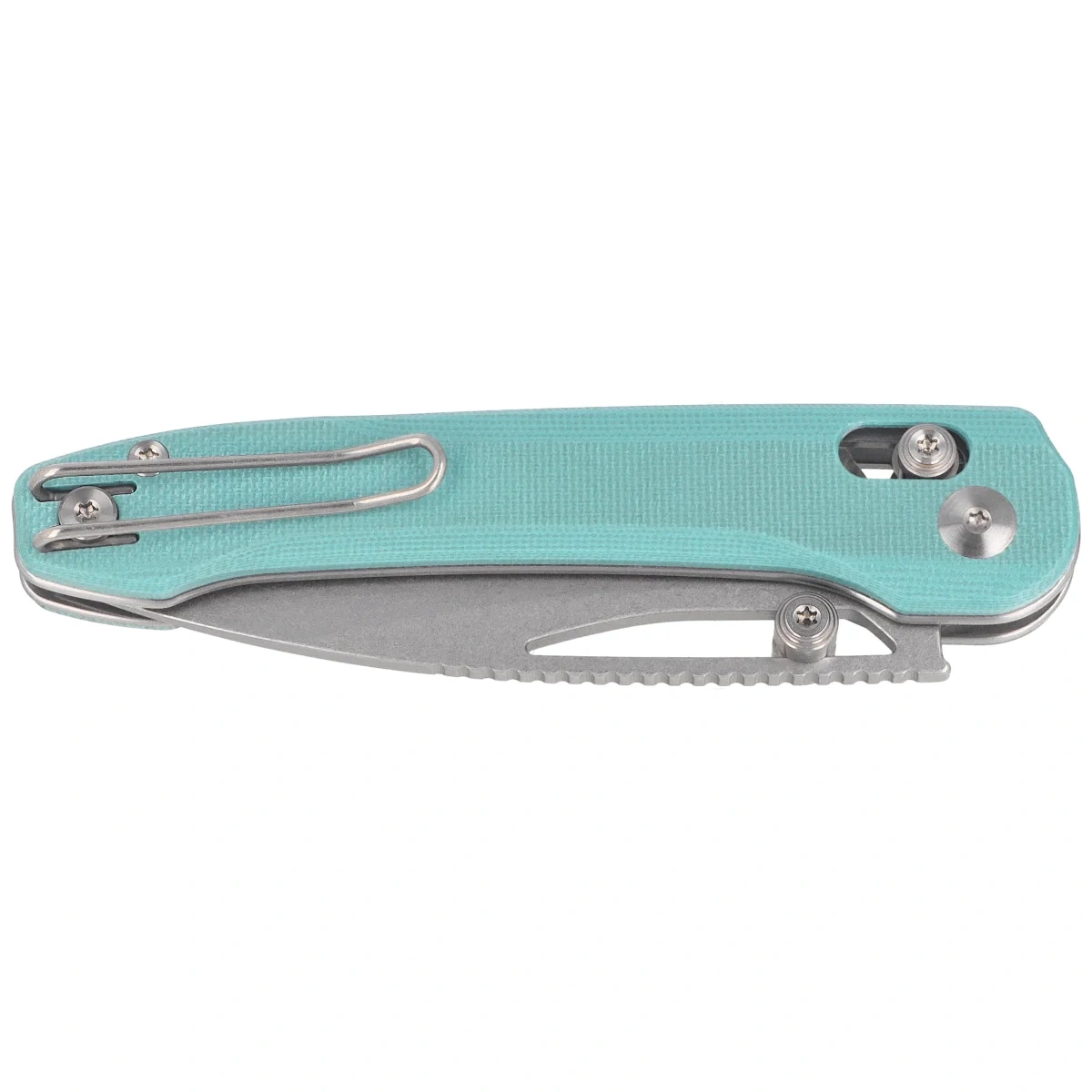 Nóż składany Bestech Cobber Light Blue G10, Satin / Stonewashed 14C28N by Happy as Larry (BG68B) 2 webp