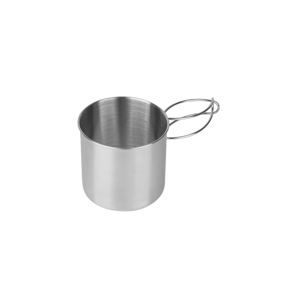 Mil-Tec - Kubek ze stali nierdzewnej ze składanym uchwytem - 600 ml - 14602600 2 Zdjęcie 1 — SPC-23354