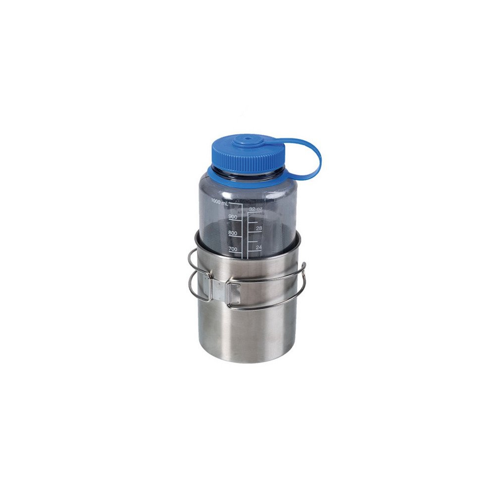Mil-Tec - Kubek ze stali nierdzewnej ze składanym uchwytem - 800 ml - 14602800 2 Zdjęcie 1 — SPC-23355