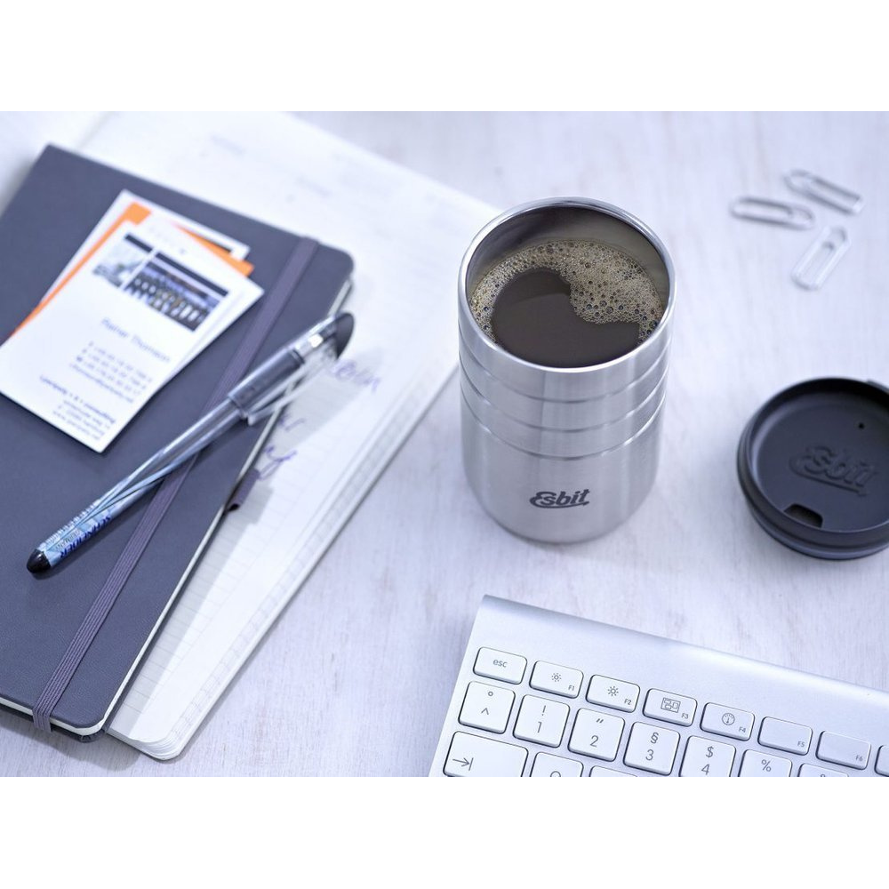 Esbit - Kubek termiczny Majoris Thermo Mug Flip Top - 280 ml - Stal Nierdzewna - MGF280TL-S 5 Zdjęcie 4 — SPC-29548