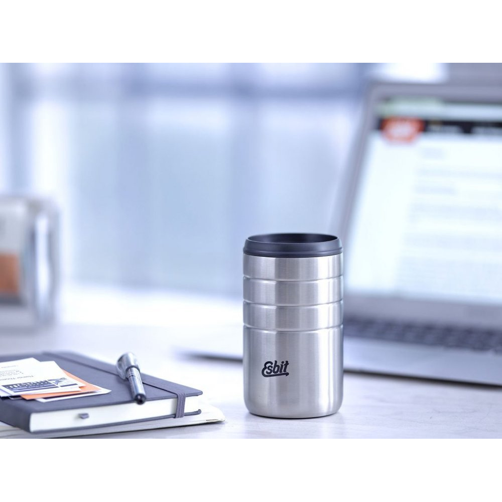 Esbit - Kubek termiczny Majoris Thermo Mug Flip Top - 280 ml - Stal Nierdzewna - MGF280TL-S 6 Zdjęcie 5 — SPC-29548