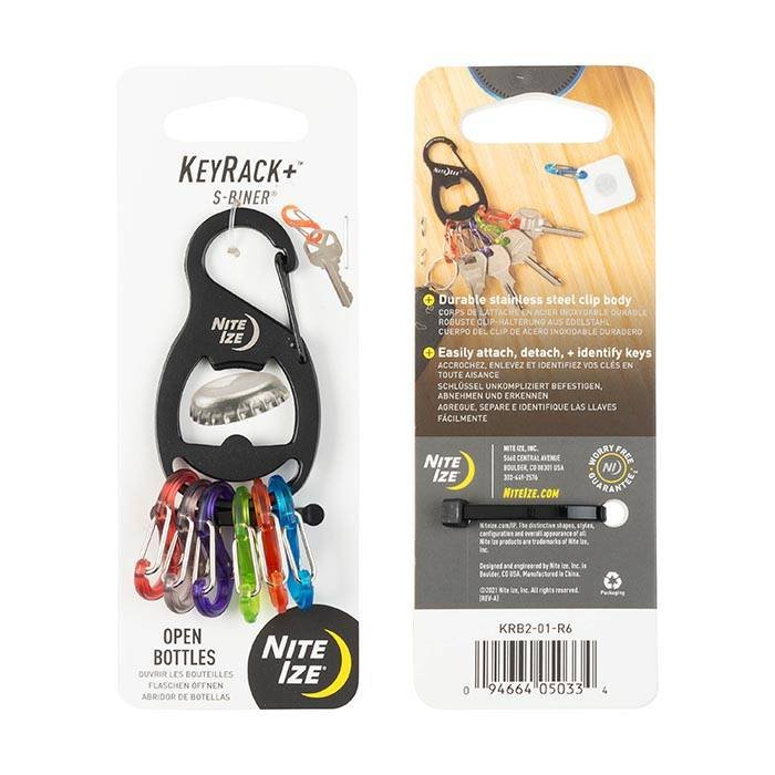 Nite Ize - KeyRack+ S-Biner - Black - KRB2-01-R6 1 jpg