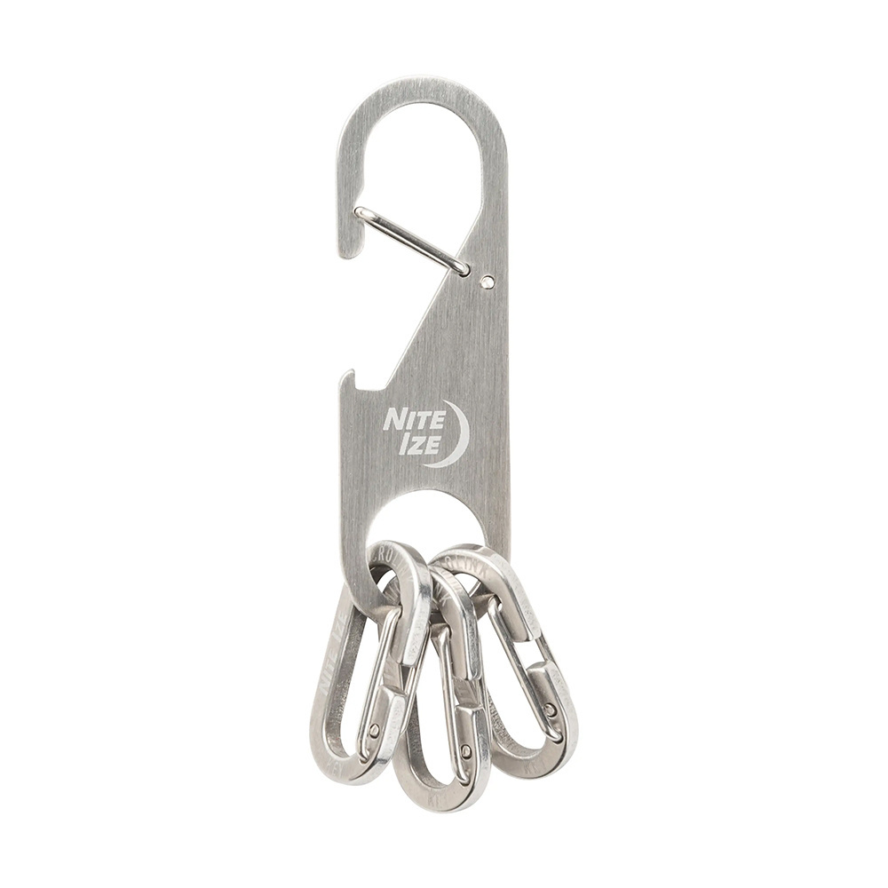 Nite Ize - Karabińczyk Z-Rack Keychain Bottle Opener - Stalowy - Srebrny - ZRB-11-R6 1 jpg