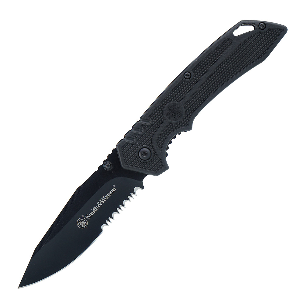 Smith & Wesson - Nóż składany Special Ops Serrated - 7Cr - Czarny - 1209514 1 jpg