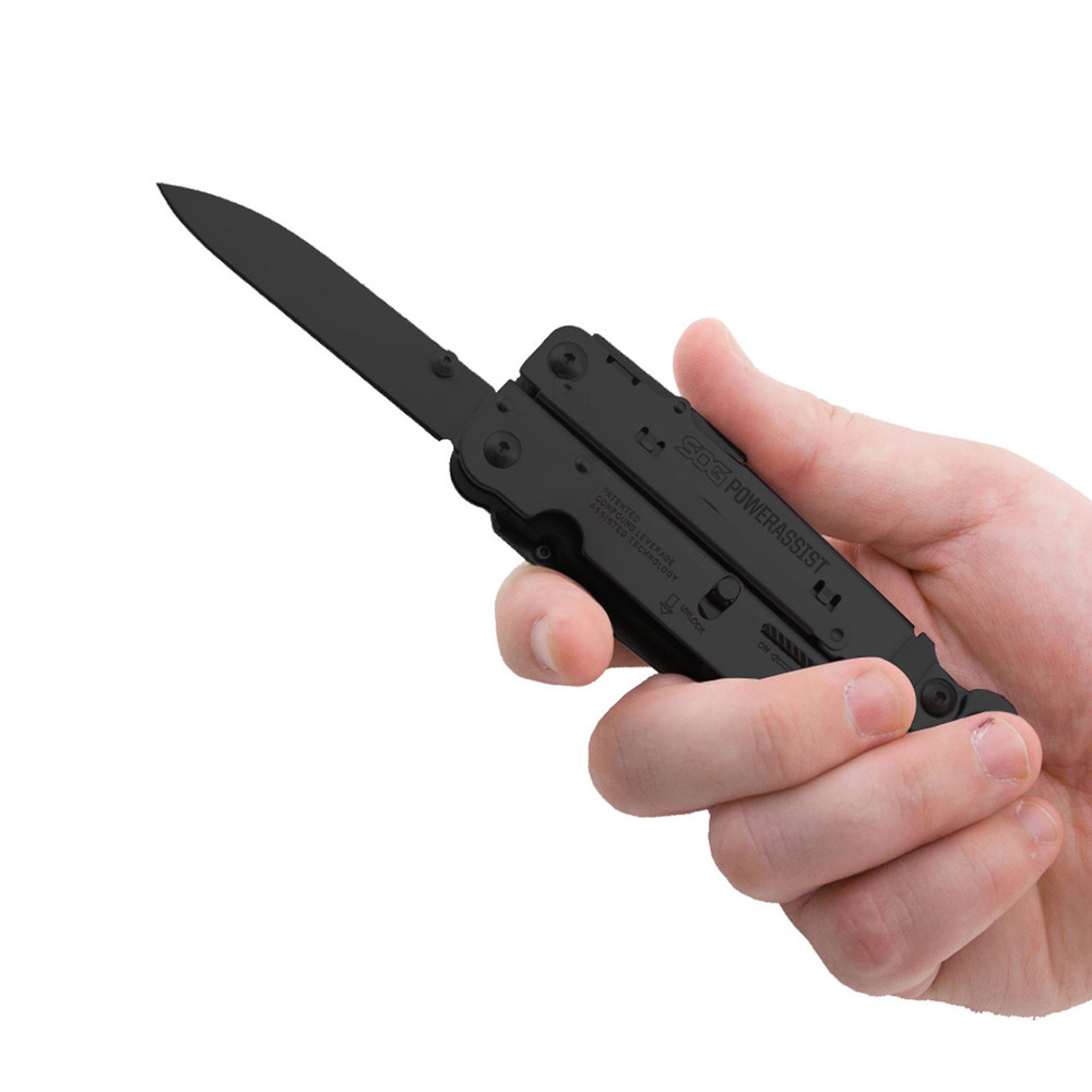 SOG - Multitool PowerAssist B66N-CP - 420 - 16 narzędzi - Czarny - B66N-CP 6 Zdjęcie 8 — SPC-45158