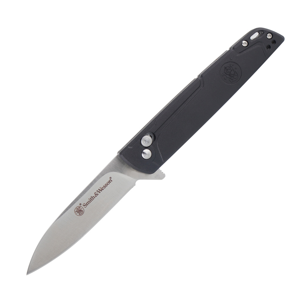 Smith & Wesson - Nóż składany 24/7 Crossbar Folder - 7Cr - Czarny - 1205912 1 jpg