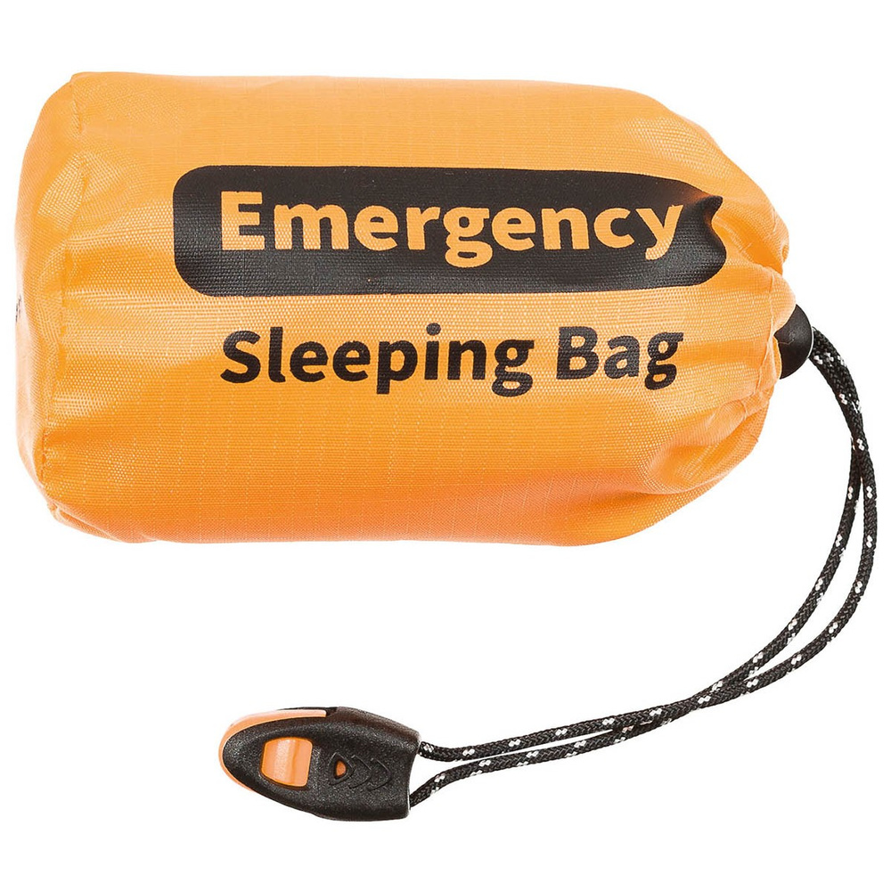 Fox Outdoor - Awaryjny śpiwór termiczny z krzesiwem - Pomarańczowy - 31100 2 Zdjęcie 1 — SPC-45518